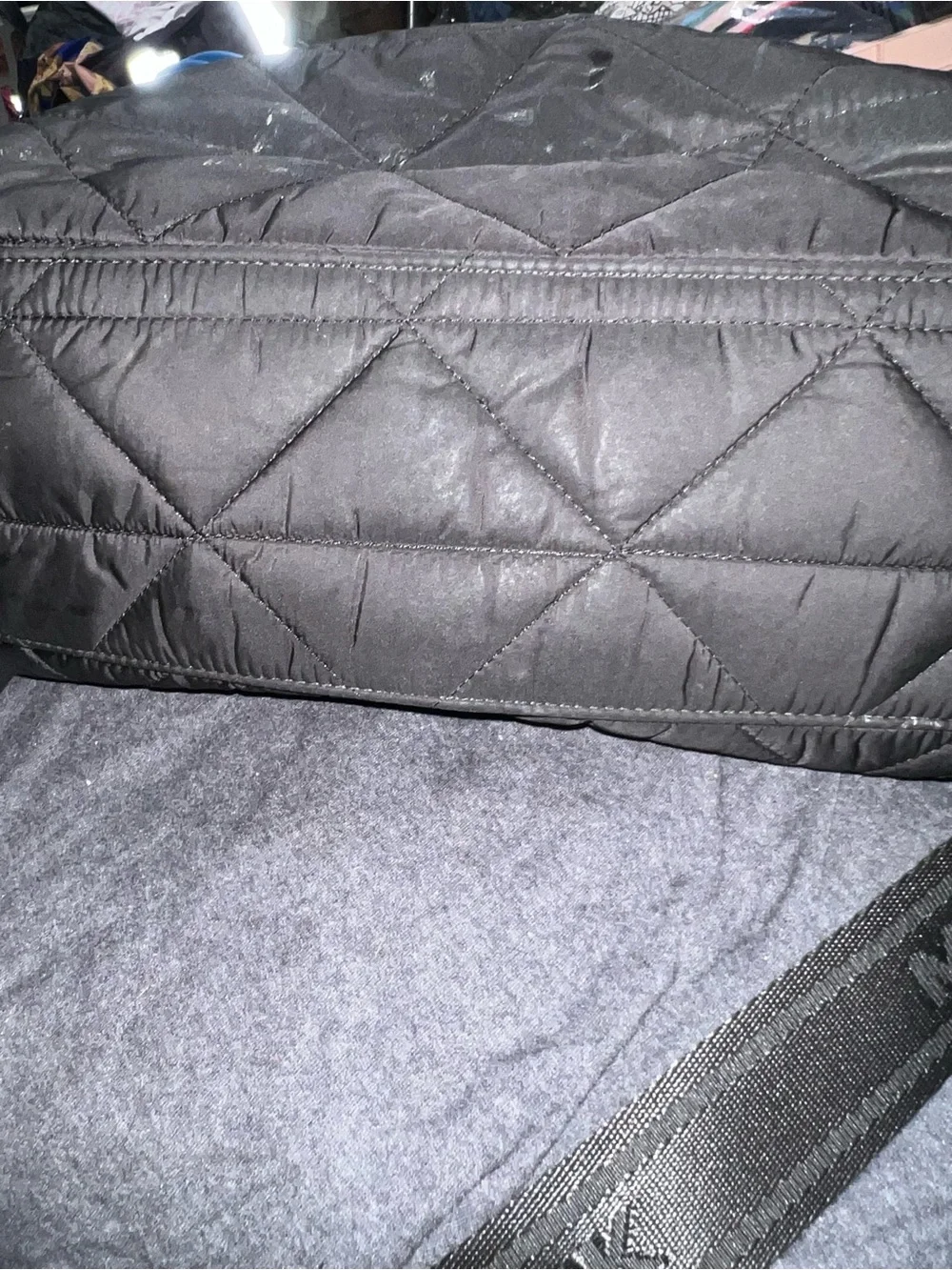 Marc New York black quilted hand bag/crossbody
